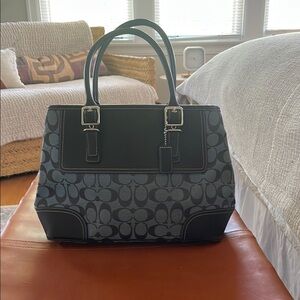 Vintage Y2K Coach Hampton Tote Bag